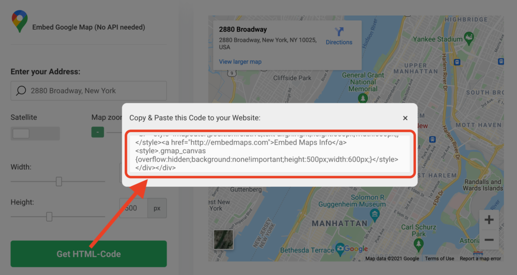 Create Embed Google Maps for Your Free...